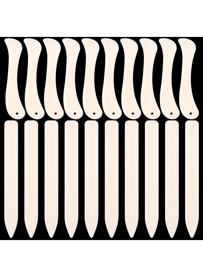 Easywiny 20 PCS Bone Folder Tool, Plastic Bone Folder Crafts Scoring Folding Creasing Paper Crafting Scrapbooking Tool for Paper Leathercrafts Bookbinding and DIY Card Making Handmade(2 Styles) - Image 1