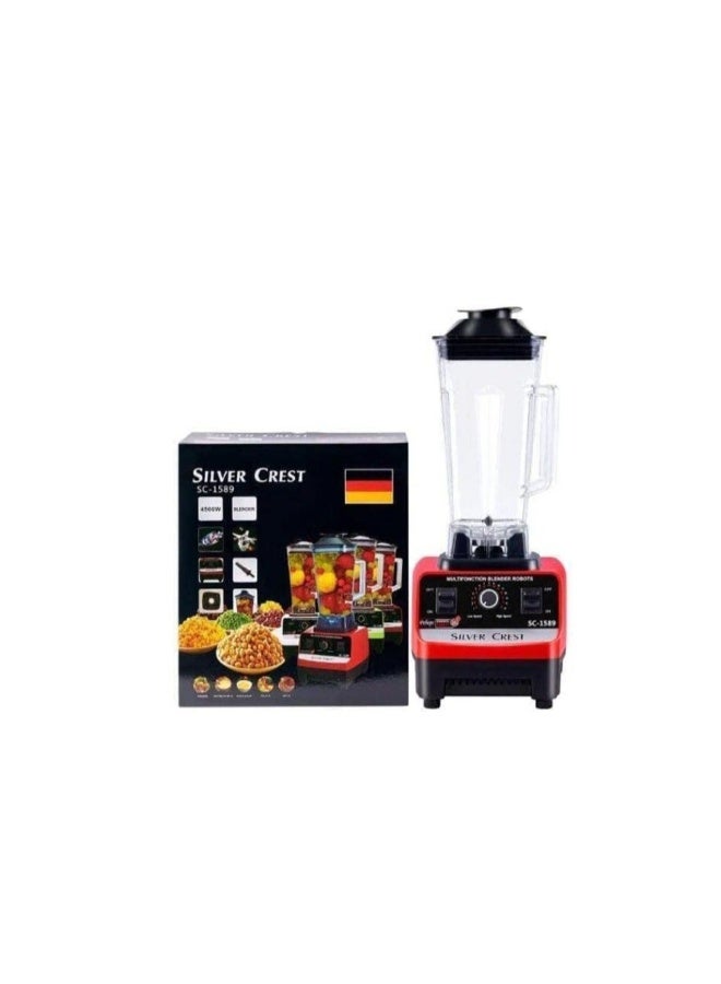 Silver Crest 4500w Heavy Duty Commercial Grade Blender With 2 Jars (Sc-1589, Multicolour) - Image 5