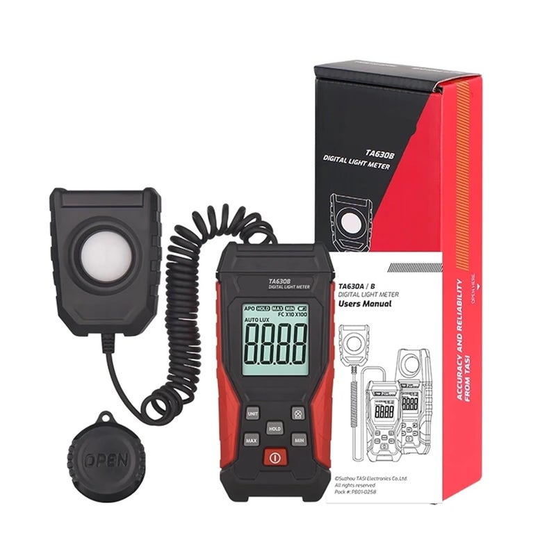 TA630B Digital Gloss Meter Professional Handheld Light Meter High Accuracy Luxmeter - Image 3