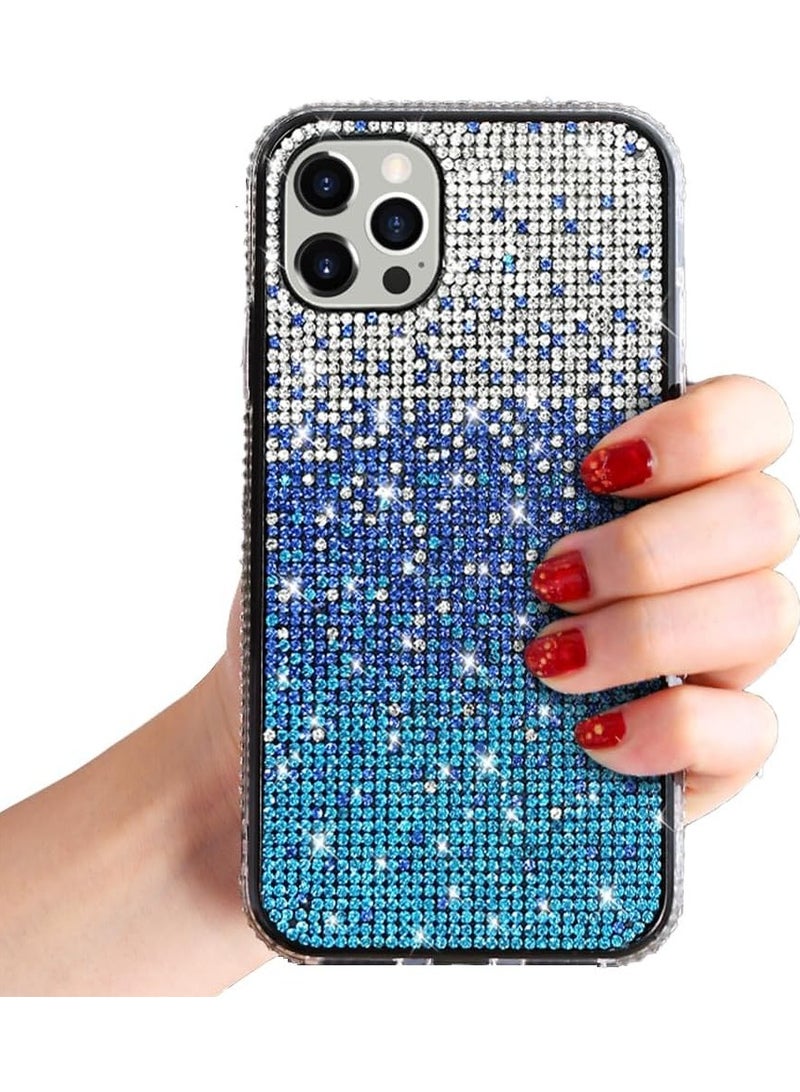 general Case for iPhone 15 Pro, Gradient Color Rhinestone-Embellished, Anti drop, Anti fingerprint Phone Case Cover (15 Pro) - Image 3