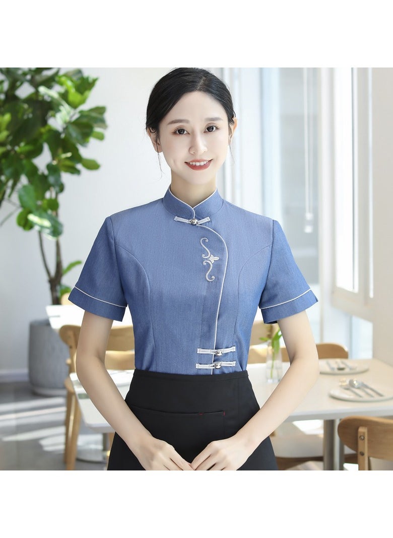 KUYING New Summer Cleaner Work Clothes 