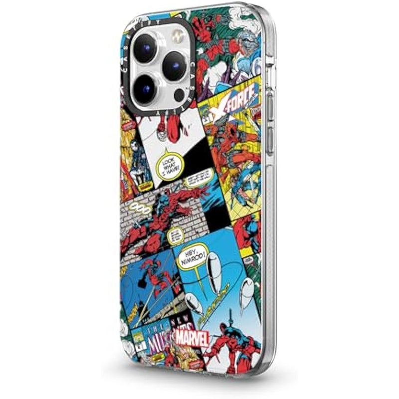 Casetify Clear iPhone 14 Pro Max Case 【Deadpool & Wolverine Co-Lab/Not Yellowing / 6.6ft Drop Protection/Magsafe】 - Comic Collage case - Clear - Image 5