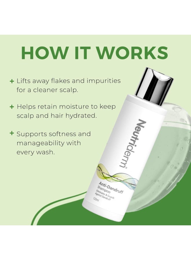 نيوتري ديرم شامبو نيوتريديرم المضاد للقشرة - 120 مل - Image 5