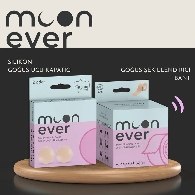 Moon Ever Moonever Breast Shaper Tape + Silicone Nipple Concealer