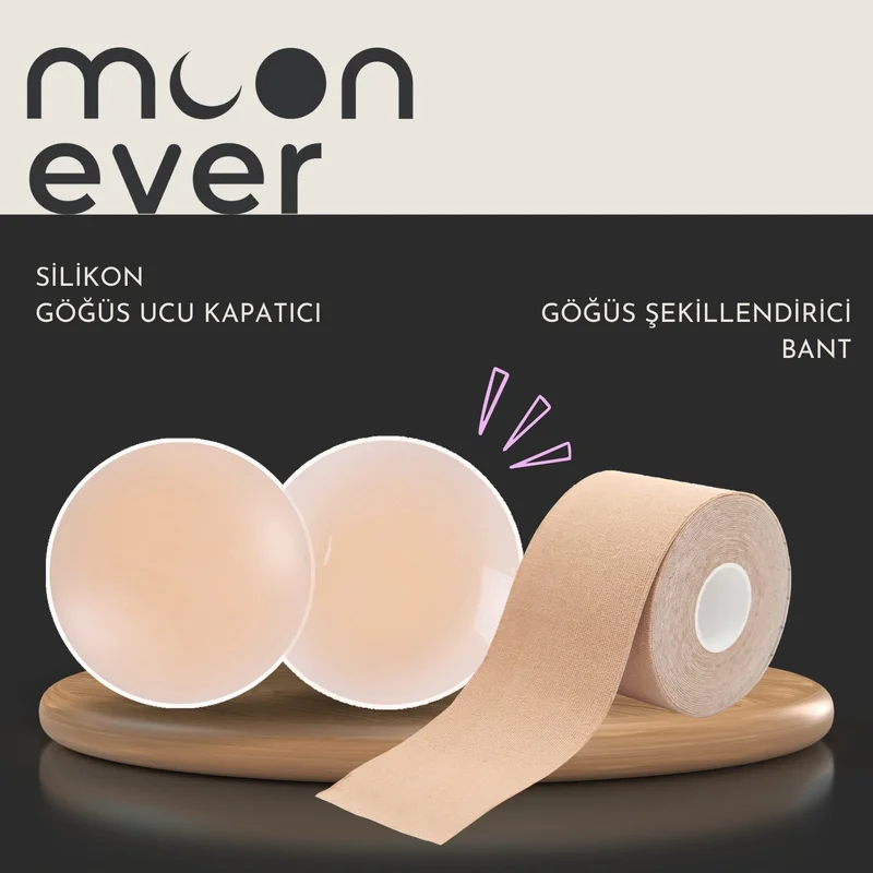 Moon Ever Moonever Breast Shaper Tape + Silicone Nipple Concealer