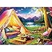 DAGIRT 500 Piece Puzzle for Adults Dreamy Forest Camping Puzzles for Adults Senior Starry Sky Lake and Cute Deer Jigsaw Puzzles Challenging Perfect Game Nights for Family Friend 205 X 15 in - Image 2