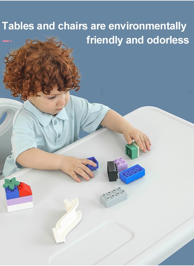 JSAITOYS Plastic Study Children's Toy Table With Chair  - Image 5