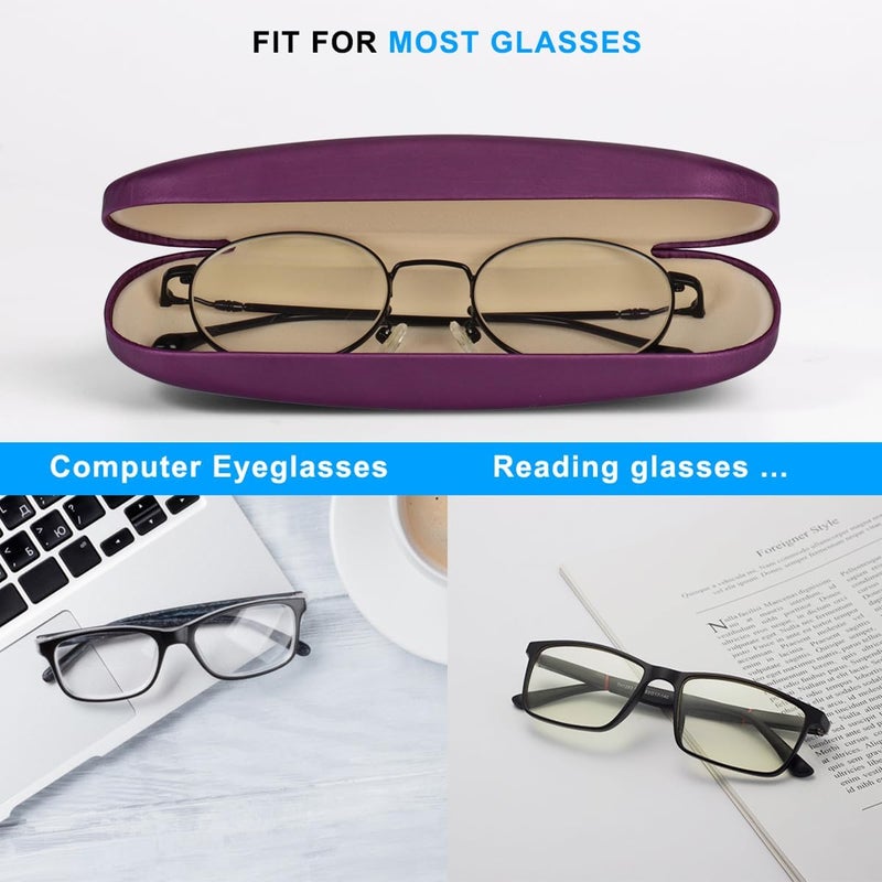RayLove Unisex Hard Shell Eyeglasses Cases, Protective Case For Glasses - Image 3