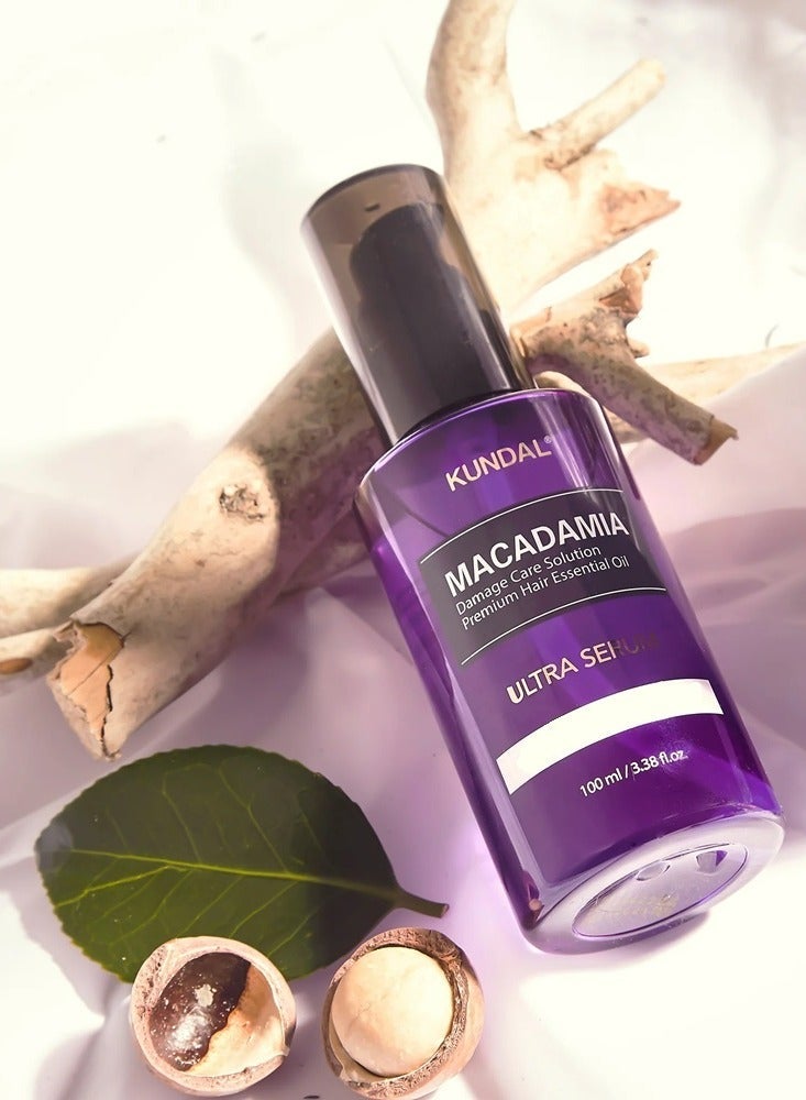 KUNDAL Macadamia Damage Care Solution Premium Hair Essential Oil Ultra Serum Wedding Bouquet 100 mL - Image 2