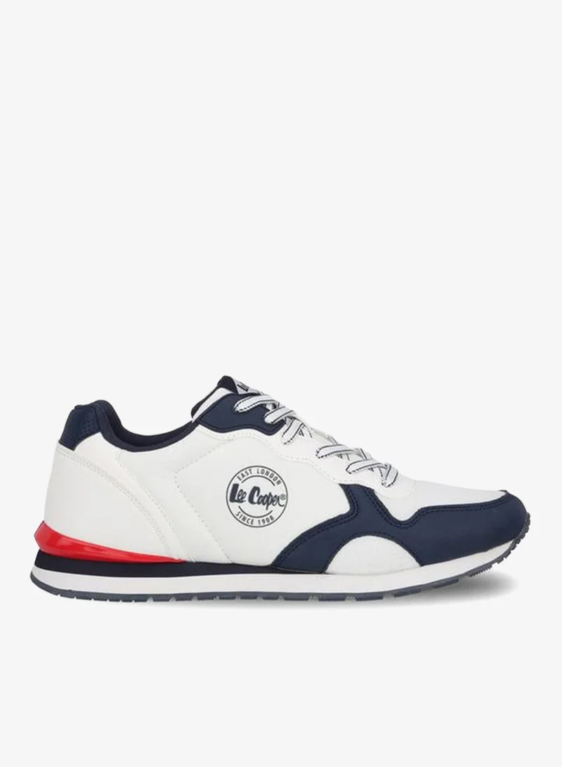 Lee Cooper Men Logo Print Lace-Up Sneakers