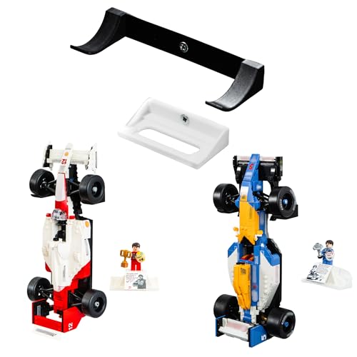 Brickify Wall Mount Compatible with Lego Icons F1 Cars - Compatible with McLaren MP4/4 & Williams FW14B - Ayrton Senna & Nigel Mansell Tribute - Models not Included - Image 1