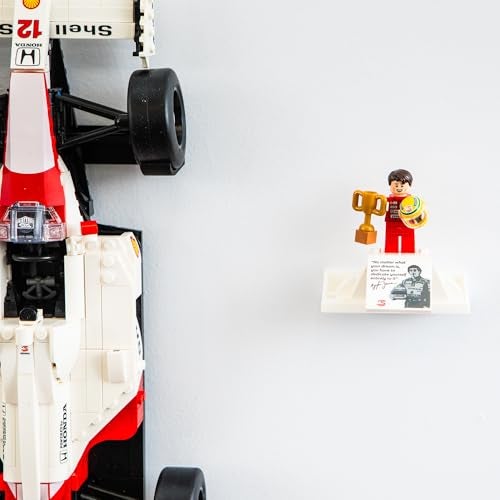 Brickify Wall Mount Compatible with Lego Icons F1 Cars - Compatible with McLaren MP4/4 & Williams FW14B - Ayrton Senna & Nigel Mansell Tribute - Models not Included - Image 4
