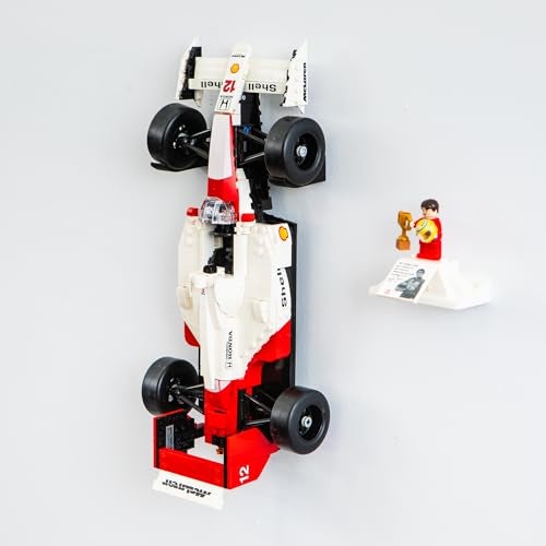 Brickify Wall Mount Compatible with Lego Icons F1 Cars - Compatible with McLaren MP4/4 & Williams FW14B - Ayrton Senna & Nigel Mansell Tribute - Models not Included - Image 5