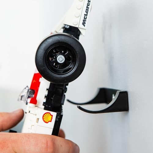 Brickify Wall Mount Compatible with Lego Icons F1 Cars - Compatible with McLaren MP4/4 & Williams FW14B - Ayrton Senna & Nigel Mansell Tribute - Models not Included - Image 2