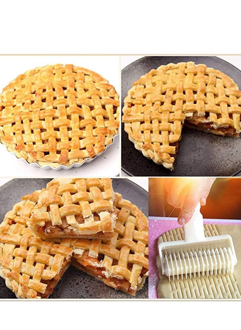 Y&D Pastry Lattice Roller Cutter Cookie Pie Pizza New Baking Tool Kitchen Bakery Decorations Craft DIY for Restaurant  - Image 3