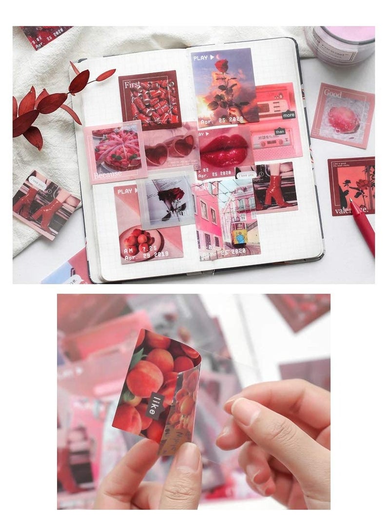 Zikra Scrapbooking Stickers Set, Film Picture Street Building Blue Sky Self-Adhesive Decals for Diary Journaling Stationery Planner Notebook Card DIY Arts Crafts 160 Pieces - Image 5