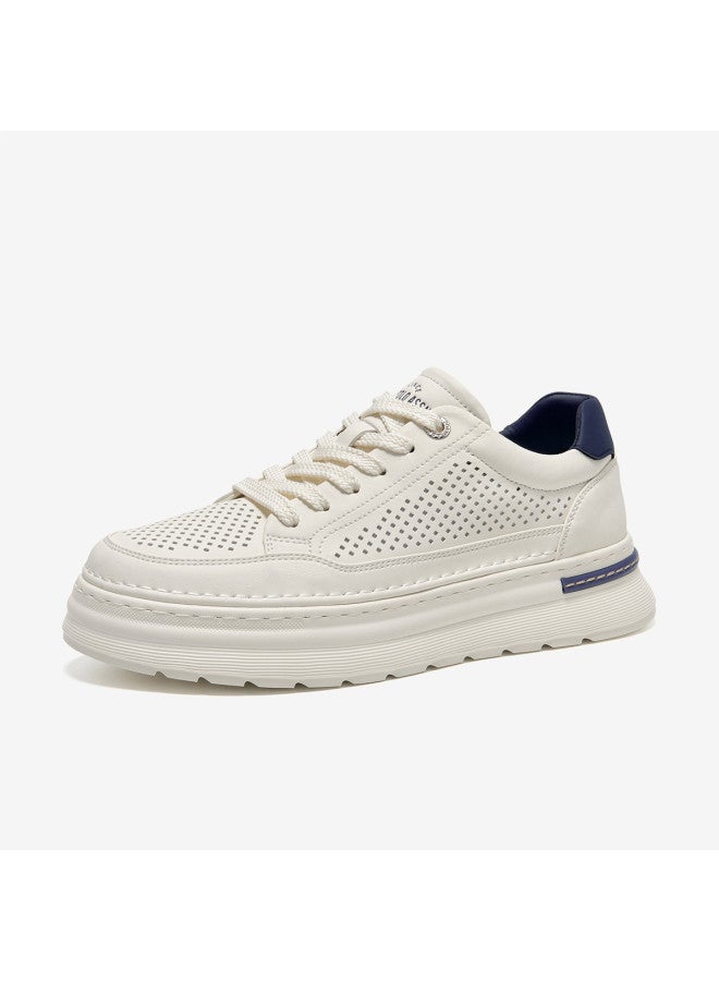 U.S. Polo Assn. Men's Versatile Sports Shoes, Breathable Casual Sneakers, Lightweight White Plimsolls - Image 5
