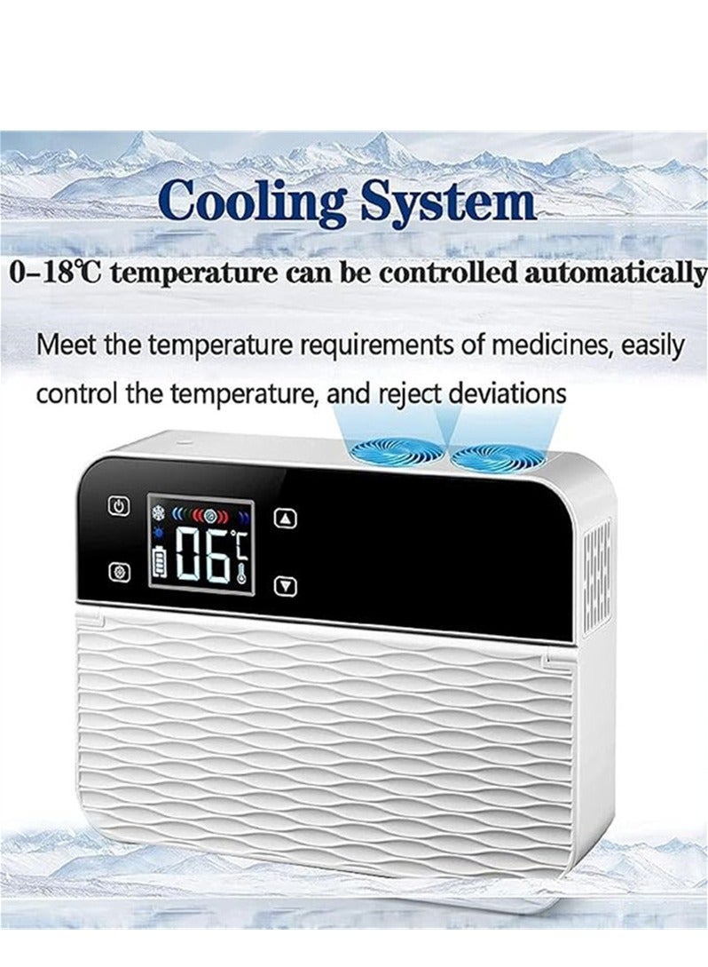 Generic Small Fridge Cooler, Insulin Cooler Case Portable Insulin Bag Travel Keep Chilled at 2-8 Degrees, Medical Insulin Travel Case  - Image 3