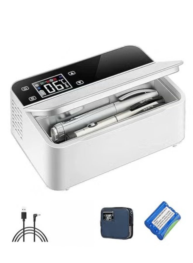 Small Fridge Cooler, Insulin Cooler Case Portable Insulin Bag Travel Keep Chilled at 2-8 Degrees, Medical Insulin Travel Case - Image 1