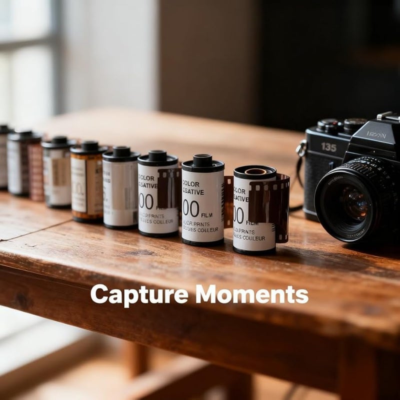 35mm Color Film Roll ISO 200 24 Exposures 2 Pack Vintage Negative For 135 Cameras - Image 4