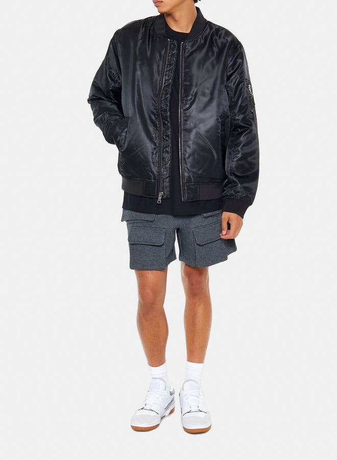 FOREVER 21 جاكيت بومبر بسحاب - Image 2