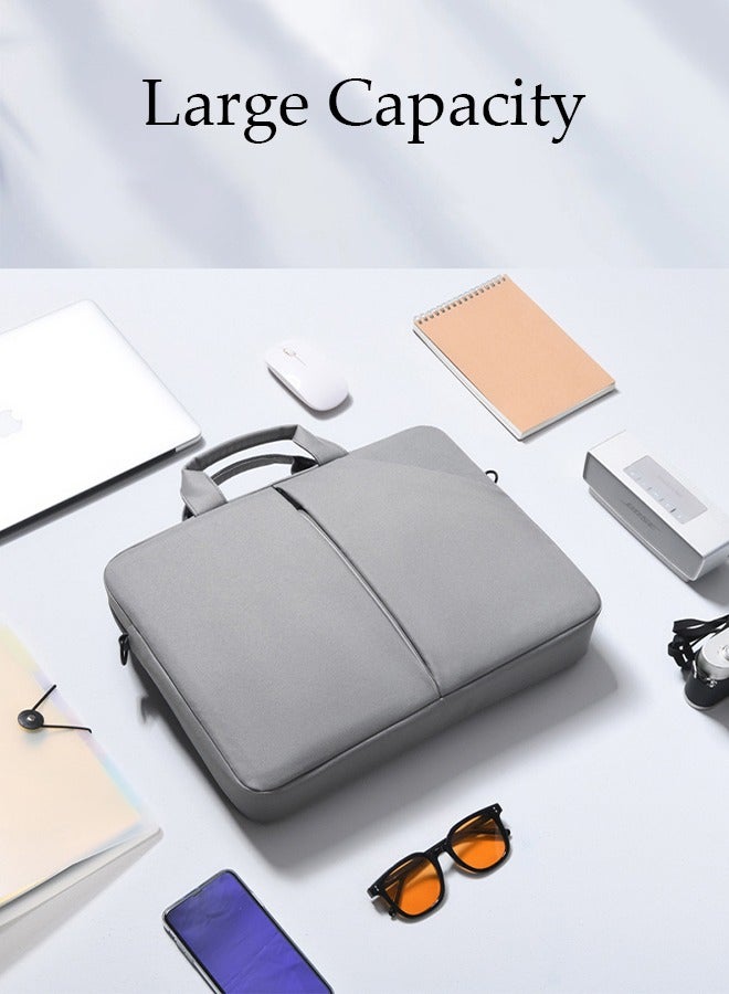 DUNISO 15 Inch Laptop Bag with Multi Compartment Lightweight Laptop Hand Bag Crossbody Bag Travel Business Briefcase Water-Resistant Dust-proof Shoulder Messenger Bag for Men and Women Work Office  - Image 4