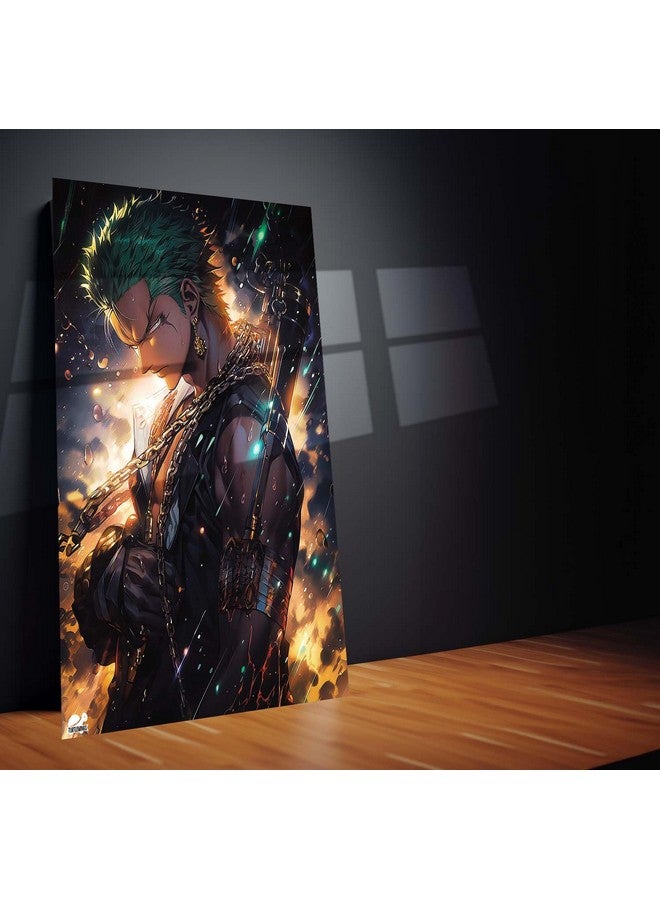 TURTLEWINGS Swordsman's Might: Zoro Collection HD Metal Print (12 * 8 Inches) - Image 2
