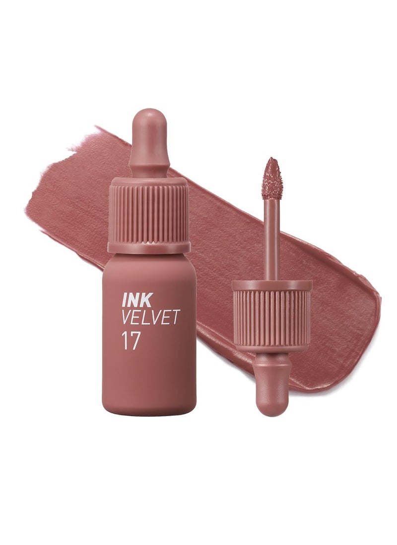 Peripera Peripera Ink the Velvet Lip Tint - High Pigment Color, Longwear, Weightless, Not Animal Tested, Gluten-Free, Paraben-Free (017 ROSY NUDE)  - Image 1