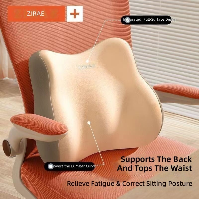 Ergonomic Lumbar Support Cushion for Office Chairs - Memory Foam Comfort - Image 3