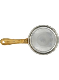 KEDGE Kedge 1 Por Pure Copper Hammered Heavy Saucepan With Lid And Brass Handle, 400 Ml Capacity  - Image 3