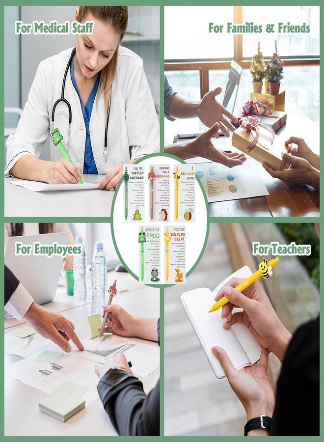 BHHQHH 30 Sets Employee Appreciation Gifts Bulk Funny Animal Thank You Pens - Image 5