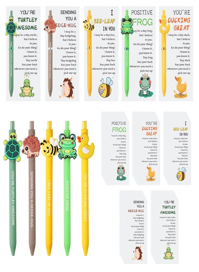 BHHQHH 30 Sets Employee Appreciation Gifts Bulk Funny Animal Thank You Pens - Image 1