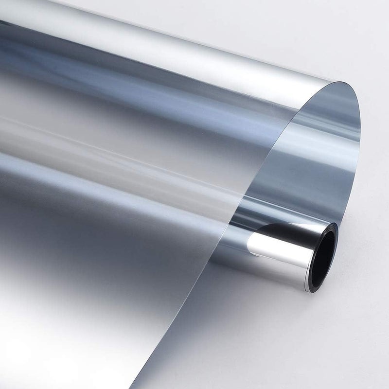 BDF Static Cling One Way Privacy Window Film - Silver - Image 3