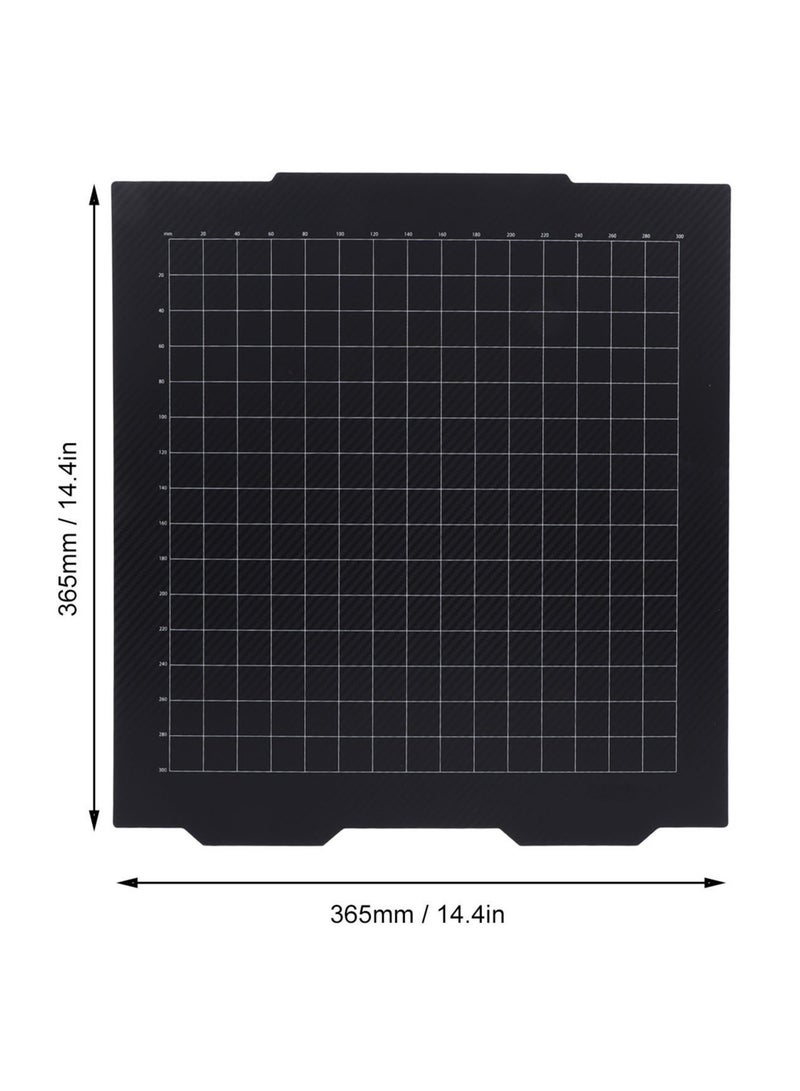 FYSETC 3D Printer Build Plate 365 X 365mm Double Sided Carbon Fiber PET Powder Coating PEI Spring Steel Sheet for Prusa XL  - Image 2