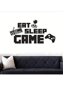 ELORA Click To Open Expanded View Diy English Letter Game Machine Eat Sleep Game Wall Sticker  - Image 1