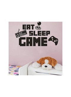ELORA Click To Open Expanded View Diy English Letter Game Machine Eat Sleep Game Wall Sticker  - Image 3