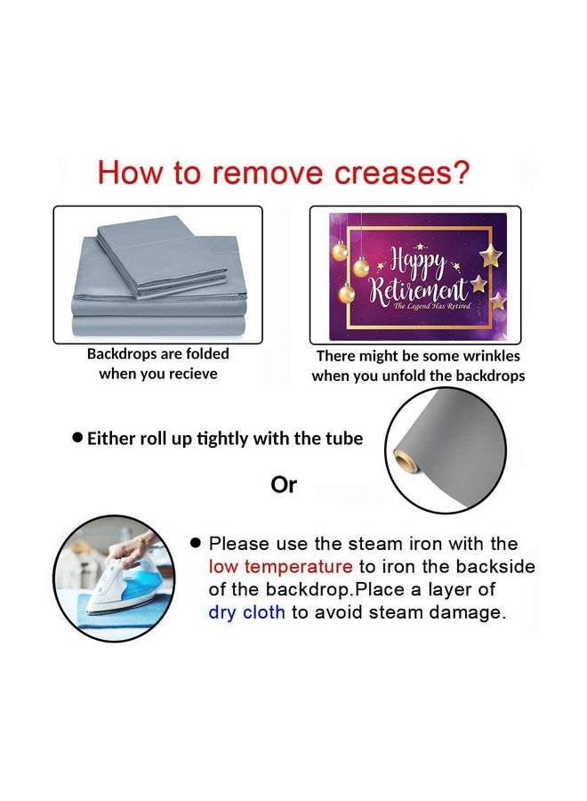 ثيم ماي بارتي لوازم حفلات التقاعد، وعناصر الديكور مع لافتة خلفية "تقاعد سعيد" (6 أقدام × 4 أقدام) - Image 2