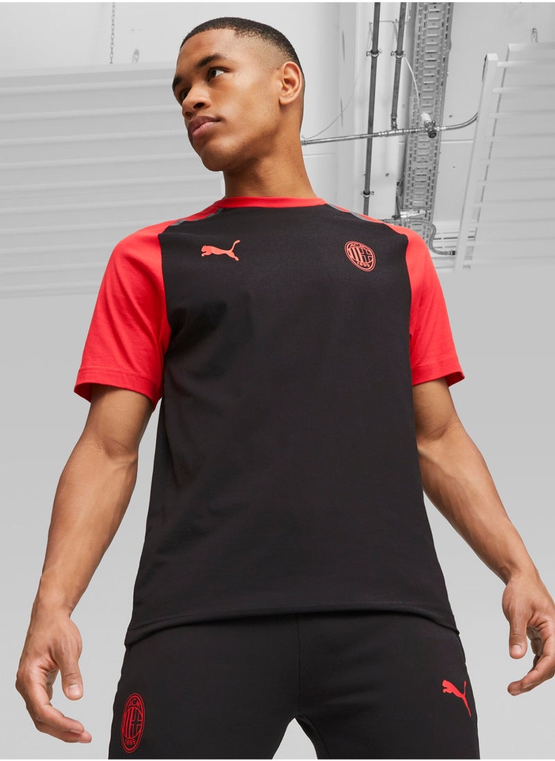 PUMA - AC Milan Mens Football Casuals T-Shirt - Image 1