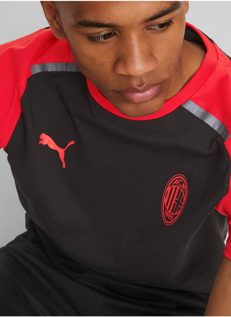 PUMA - AC Milan Mens Football Casuals T-Shirt - Image 1