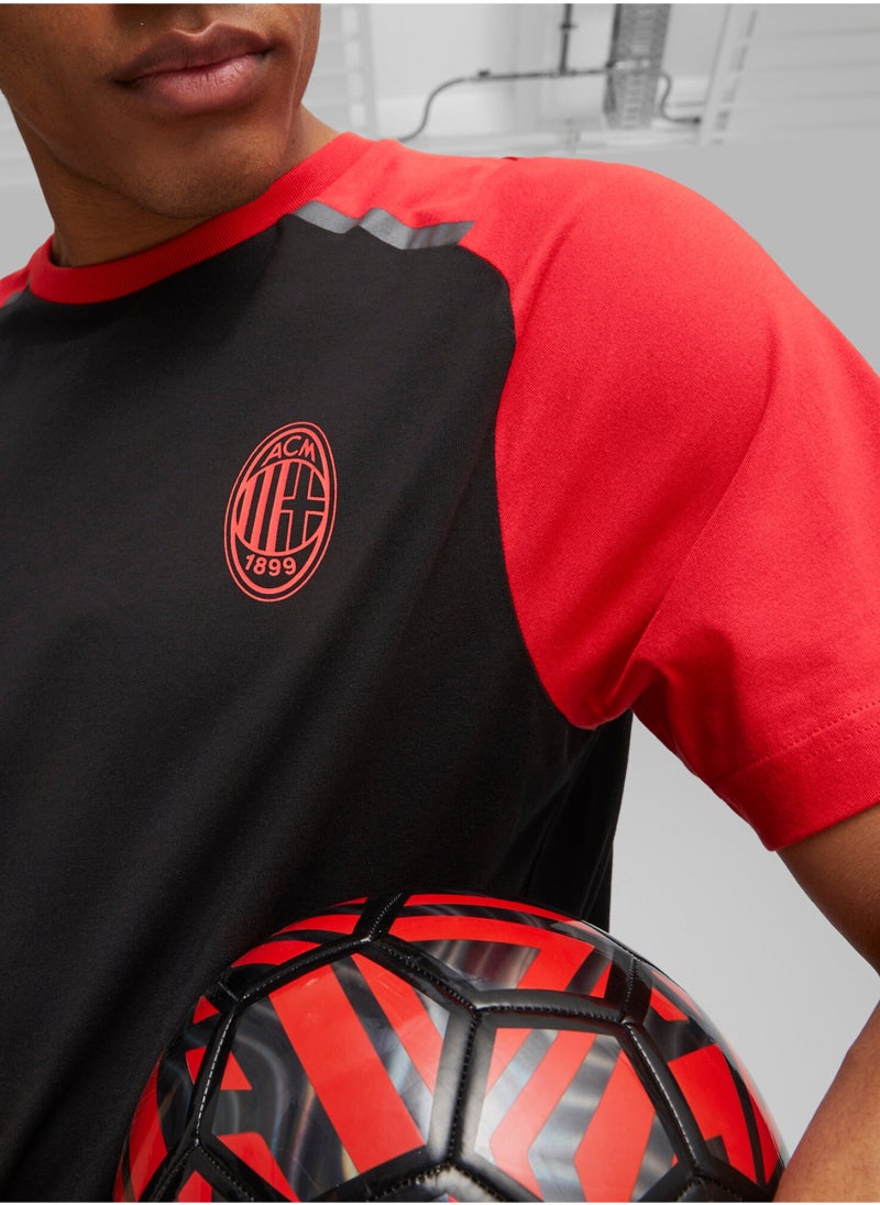PUMA - AC Milan Mens Football Casuals T-Shirt - Image 1
