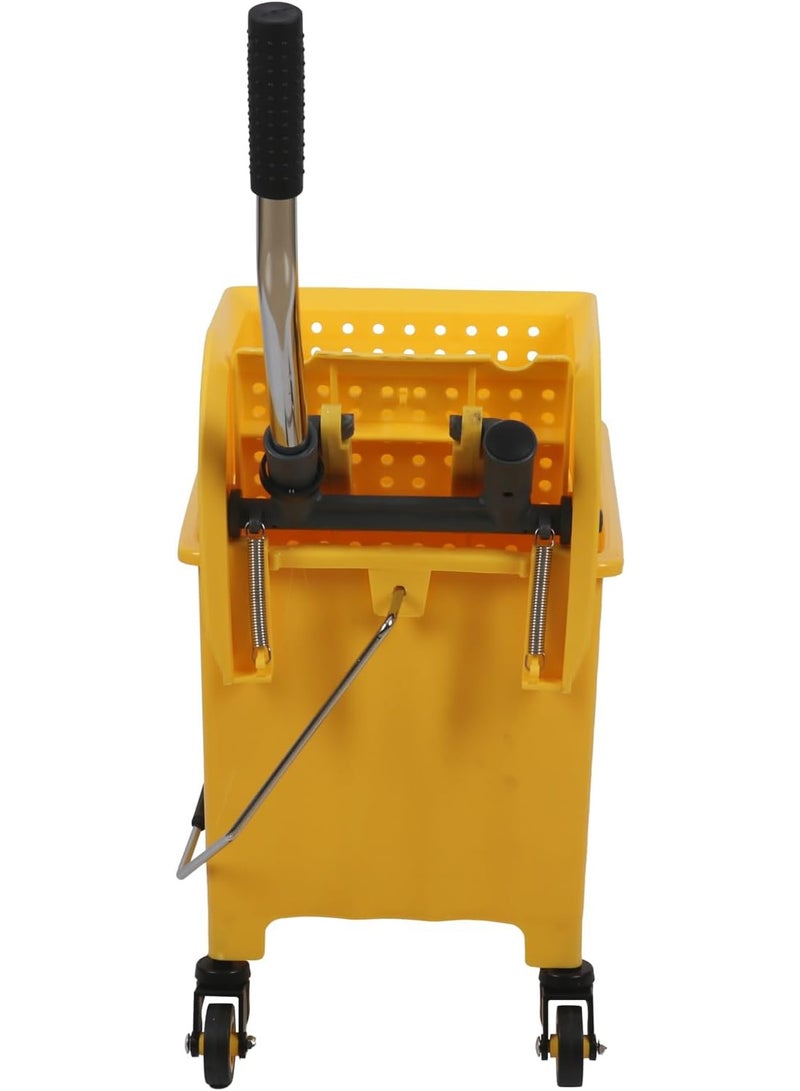 bunca Yellow mop bucket and side squeezer from bunca 20L - Image 5