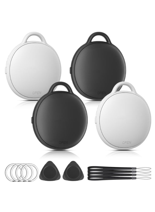 Besswin iOS Only Bluetooth Tracker 4-pack Apple Find My GPS Tracker Global Location Smart Tag Location Tracker Up to 2 Year Battery Beep Sound Portable Multi-Packs for Phone, Keys, Wallets, Bags, Luggage, Pet - Image 2