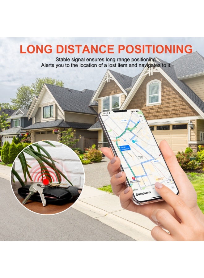 Besswin iOS Only Bluetooth Tracker 4-pack Apple Find My GPS Tracker Global Location Smart Tag Location Tracker Up to 2 Year Battery Beep Sound Portable Multi-Packs for Phone, Keys, Wallets, Bags, Luggage, Pet - Image 5