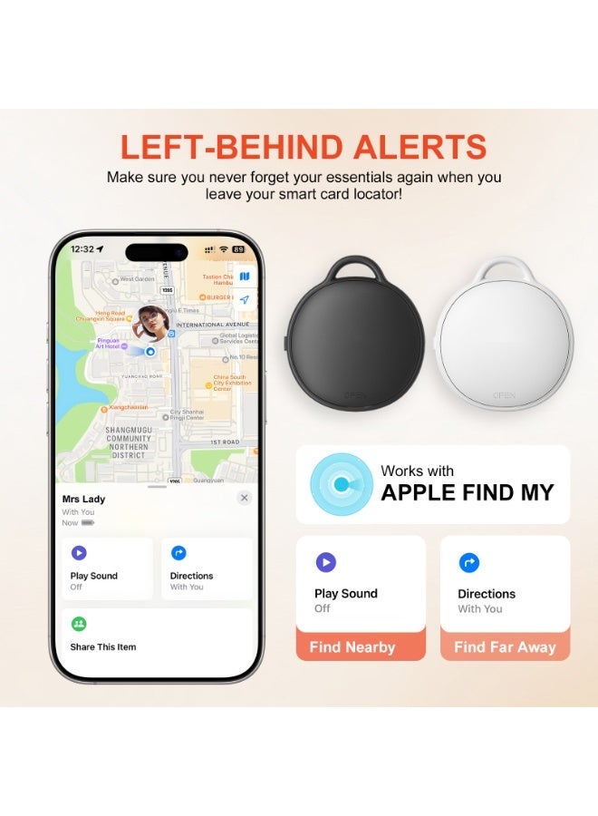 Besswin iOS Bluetooth | 4 pack | Apple Find My GPS Tracker Global Location Smart Tag Location Tracker |  Beep Sound | Portable Multi-Packs | for Phone Keys Wallets Bags Luggage - Image 5