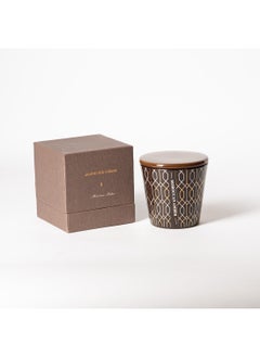 بيوينتي شمعة معطرة برائحة العنبر والياسمين في وعاء سيراميك   160 جم  - Image 1