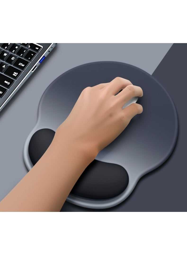 مجموعة مسند معصم مريح للماوس، مسند معصم للوحة المفاتيح من الإسفنج المرن - Image 4