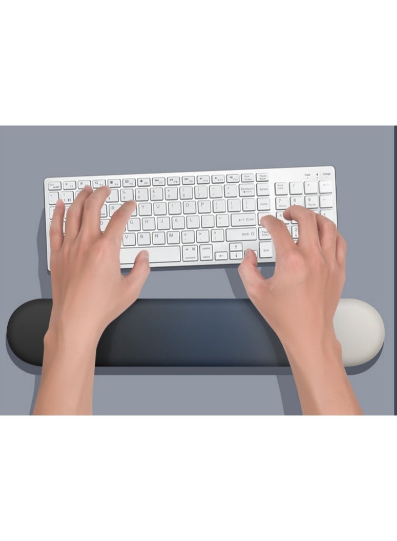 مجموعة مسند معصم مريح للماوس، مسند معصم للوحة المفاتيح من الإسفنج المرن - Image 2