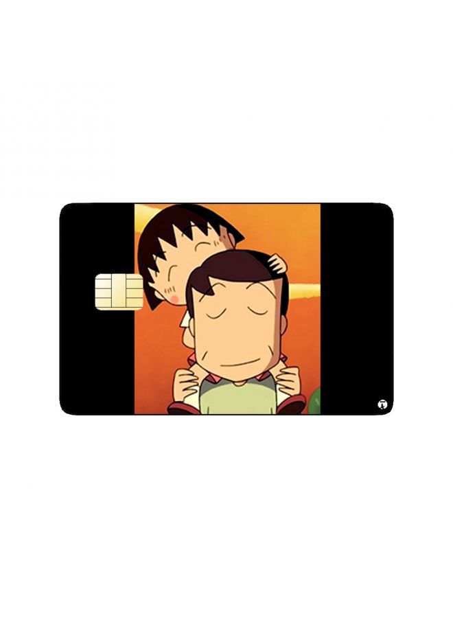 RKN PRINTED BANK CARD STICKER Maruko Anime - Image 1