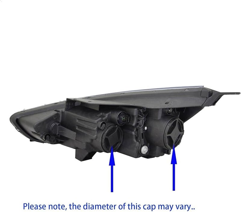 Hyundai Elantra Headlight Dust Cover Set G Y1441Y OEM Waterproof Dustproof Protection - Image 3