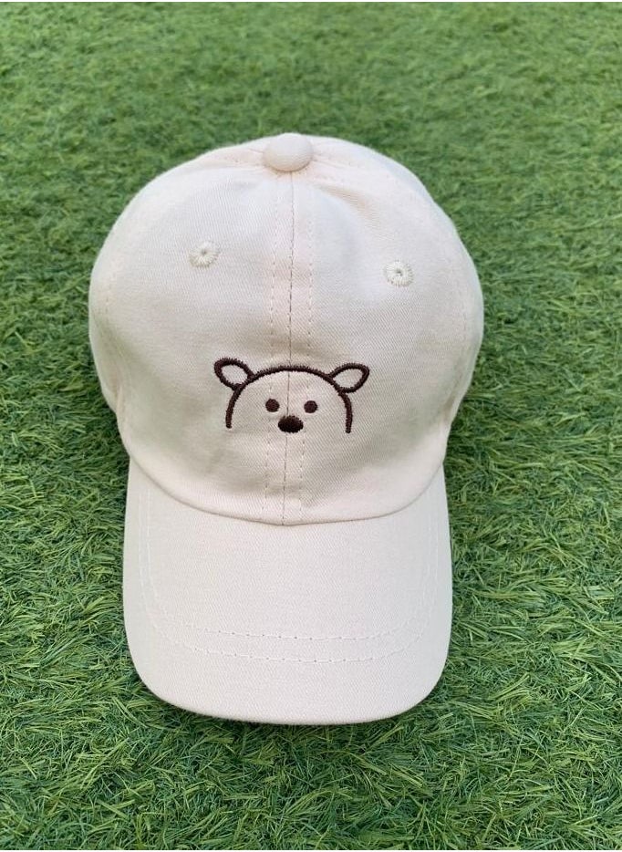 The Girl Cap TGC Kids Baseball Cap - Sun UV Protection Lightweight Adjustable - Summer Beach Teddy Cute Sport Cap  - Image 2